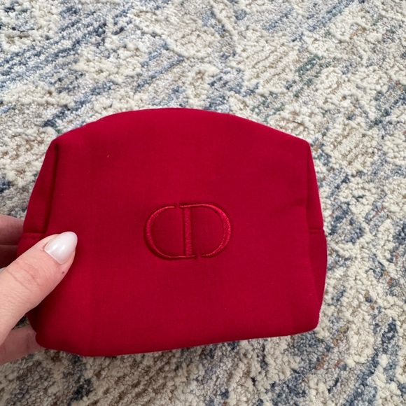Dior Handbags - Dior Red Cosmetic Bag